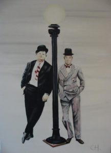 Laurel & Hardy. Sold.