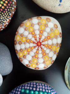 Mandala White/Yellow